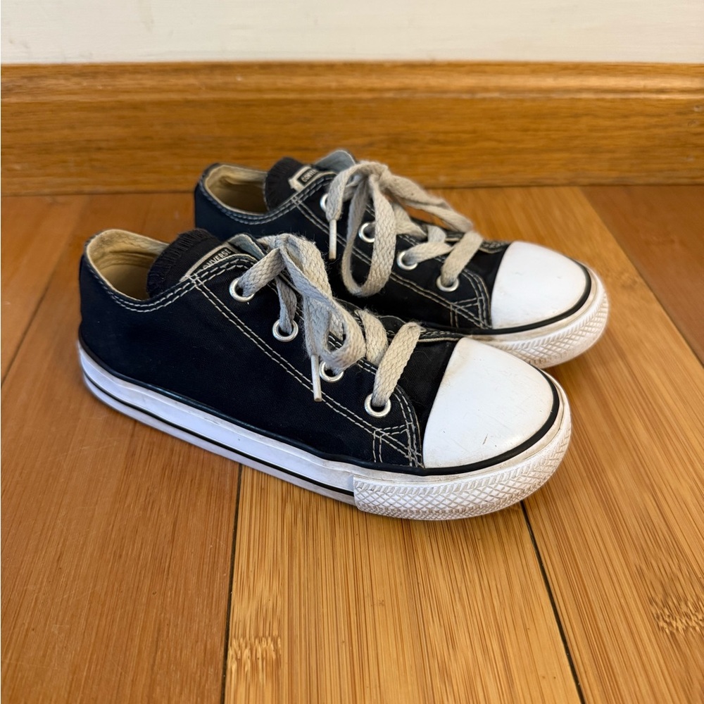 Converse Kids Black and White Sneakers Toddler 10